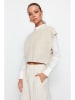 trendyol Pullunder in Creme