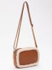 Shaka Umhängetasche in Cognac/ Creme - (B)21 x (H)15 x (T)7 cm