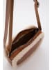 Shaka Umhängetasche in Cognac/ Creme - (B)21 x (H)15 x (T)7 cm