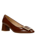 Wojas Leder-Pumps in Braun
