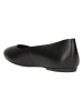 Wojas Leder-Ballerinas in Schwarz