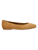 Wojas Leder-Ballerinas in Hellbraun