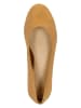 Wojas Leder-Ballerinas in Hellbraun