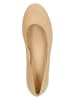 Wojas Leder-Ballerinas in Beige