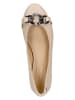 Wojas Leren ballerina's beige