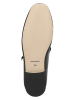 Wojas Leren ballerina's zwart