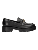 Wojas Leren mocassins zwart
