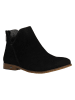 Wojas Leren enkelboots zwart