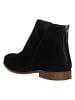 Wojas Leren enkelboots zwart