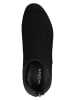 Wojas Leren enkelboots zwart