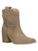 Wojas Leder-Stiefeletten in Beige