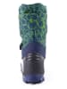 lamino Winterboots in Dunkelblau/ Grün