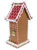 Clayre & Eef Decoratief figuur ''Huis'' meerkleurig - (B)18 x (H)31 x (D)14 cm