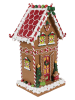 Clayre & Eef Decoratief figuur ''Huis'' meerkleurig - (B)18 x (H)31 x (D)14 cm