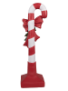 Clayre & Eef Figurka dekoracyjna w kolorze czerwono-białym - 12 x 40 x 9 cm