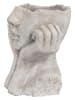 Clayre & Eef Blumentopf in Grau - (B)17 x (H)18 x (T)14 cm
