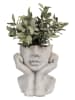 Clayre & Eef Blumentopf in Grau - (B)17 x (H)18 x (T)14 cm