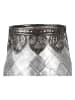 Clayre & Eef Windlicht in Silber - (H)11 cm x Ø 9 cm