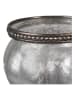 Clayre & Eef Windlicht zilverkleurig - (H)6 x Ø 9 cm