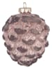 Clayre & Eef 6-delige set: kerstballen lichtroze - (H)10 x Ø 5 cm