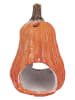 Clayre & Eef Windlicht ''Kürbis'' in Orange - (H)18 x Ø 12 cm