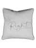 Mars & More Kissen in Grau - (L)45 x (B)45 cm