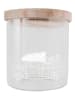 Eulenschnitt Vorratsglas "Weihnachtsauto" in Transparent/ Natur - 850 ml