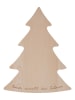Eulenschnitt Servierbrett "Tanne" in Natur - (B)28 x (H)33 cm