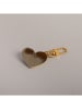 Eulenschnitt Schlüsselanhänger "Cat Lover" in Gold/ Weiß - (L)6,8 x (B)3,3 cm