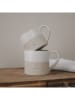 Eulenschnitt Jumbotasse "Oma" in Beige/ Weiß - 450 ml