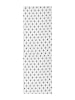 Eulenschnitt Tischläufer "Tannen" in Weiß/ Schwarz - (L)140 x (B)40 cm