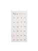 Eulenschnitt Adventskalender "Vorfreude" in Creme - (L)120 x (B)60 cm