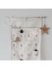 Eulenschnitt Adventskalender "Vorfreude" in Creme - (L)120 x (B)60 cm