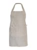 Eulenschnitt Kochschürze "Hilde" in Beige - (L)75 x (B)68 cm