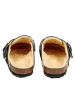 BABUNKERS Family Leder-Clogs in Schwarz