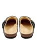 BABUNKERS Family Leren clogs zwart