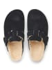 BABUNKERS Family Leder-Clogs in Schwarz