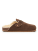 BABUNKERS Family Leder-Clogs in Braun
