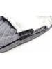 Kaiser Naturfellprodukte Voetenzak voor babyzitje "X-Large Velvet Hoody" grijs - (L)92 x (B)45 cm