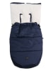 Kaiser Naturfellprodukte Śpiworek "Hoody 2.0" w kolorze granatowym do fotelika - 80 x 40 cm
