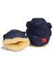 Kaiser Naturfellprodukte Handwarmer met lamsvacht "Twoolly" donkerblauw