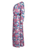 Skiny Jurk crème/blauw/roze