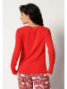 Skiny Pyjama-Oberteil in Rot