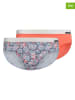 Skiny 2er-Set: Slips in Orange/ Grau