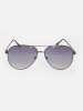 MOSS COPENHAGEN Damen-Sonnenbrille "Aviva" in Silber/ Dunkelblau