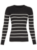 MOSS COPENHAGEN Sweter "Harike" w kolorze czarno-białym