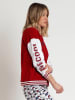 Peanuts Sweatvest rood/wit