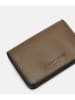LIEBESKIND BERLIN Leder-Geldbörse in Hellbraun - (B)18 x (H)12 x (T)4 cm