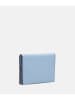 LIEBESKIND BERLIN Leder-Kartenetui in Hellblau - (B)12 x (H)9 x (T)2 cm