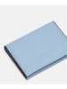 LIEBESKIND BERLIN Leder-Kartenetui in Hellblau - (B)12 x (H)9 x (T)2 cm